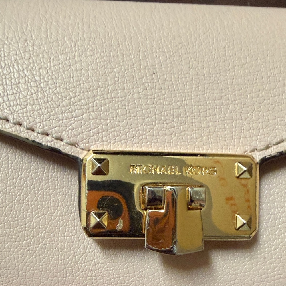 NWOT Michael Kors Pale Pink Leather Kinsley Accordion Card Wallet - Picture 5 of 5